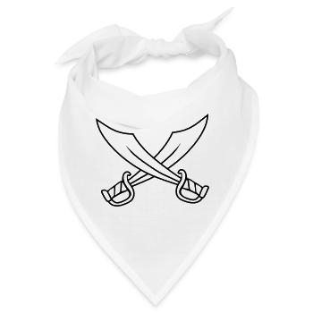 Waffen 2 Säbel - Bandana - Weiß - Vorne