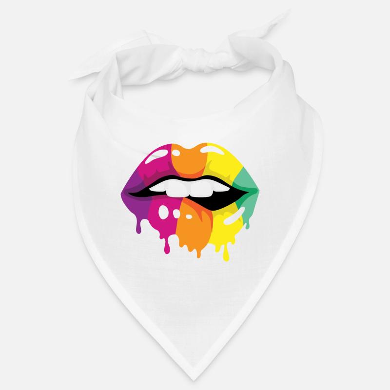 Coloured Lips Bandana
