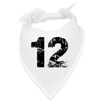 12 - Bandana - Weiß - Vorne