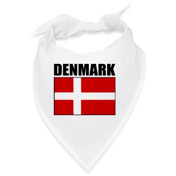 Dänemark - Bandana - Weiß - Vorne