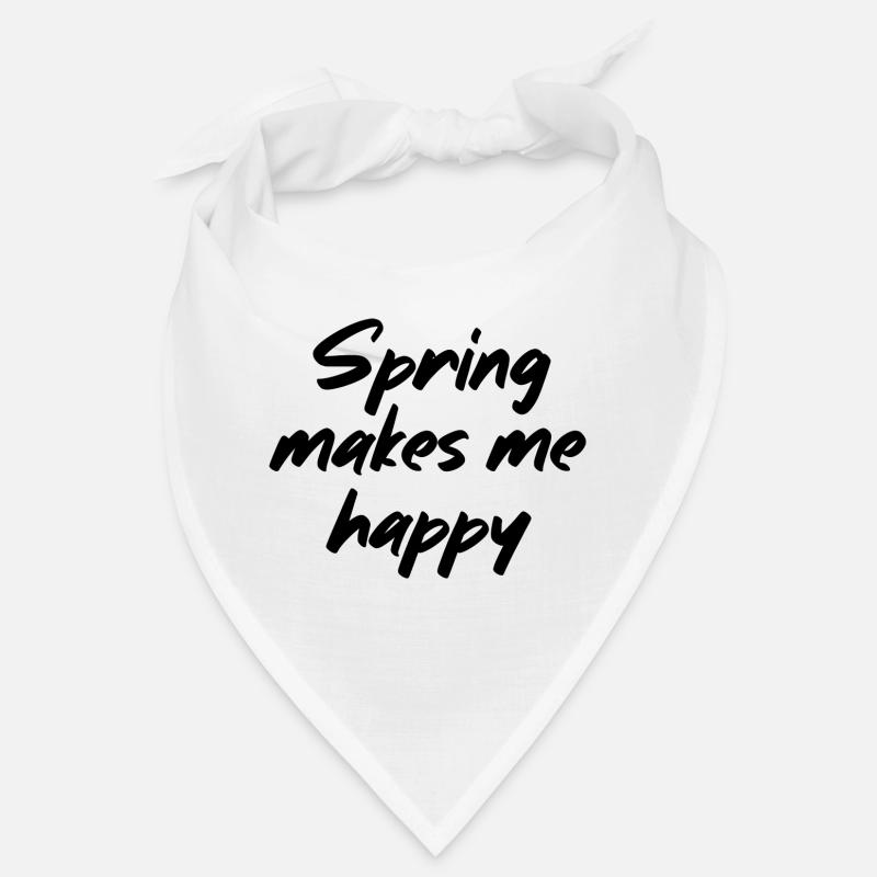 Spring makes me happy Bandana