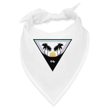 Retro - Bandana - Weiß - Vorne