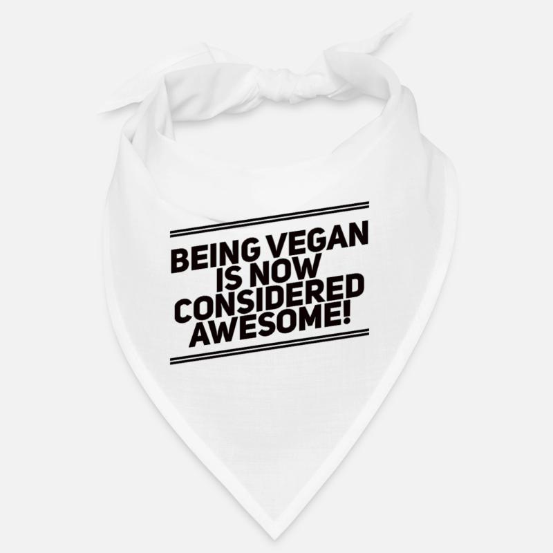 Être végétalien est maintenant considéré comme génial! Bandana