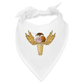 Eis - Bandana - Weiß - Vorne