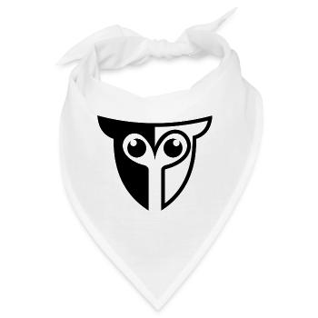 owl eule - Bandana - Weiß - Vorne
