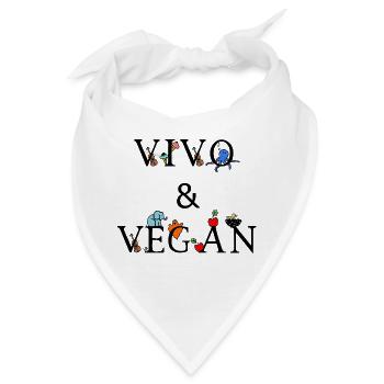 Vivo & Vegan - Bandana - Weiß - Vorne