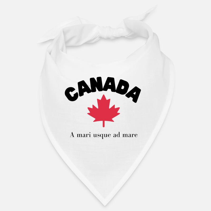 CANADA with maple leaf and motto Bandana