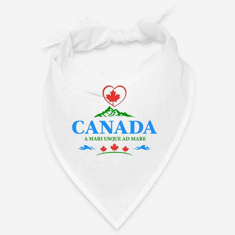Canada Vancouver Montréal Toronto Maple Leaf Mountains Bandana