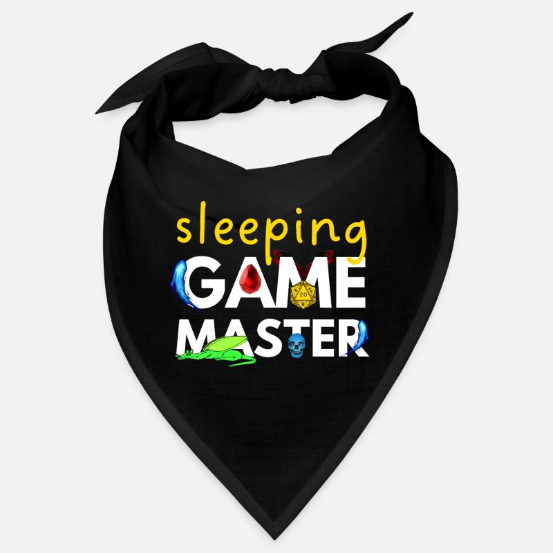 SLEEPING GAME MASTER DRAGONS ADVENTURES RPG Bandana