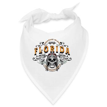 Treasure Island Florida - Bandana - Weiß - Vorne