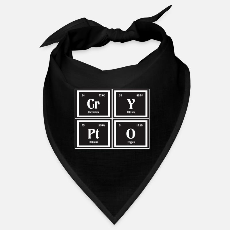 Crypto | Periodic Table of Elements Bandana