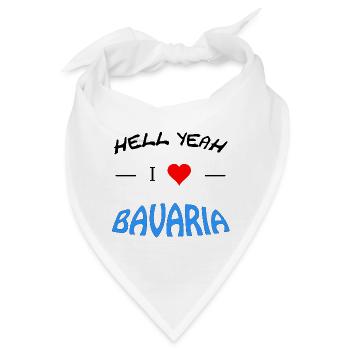 Bayern Bavaria - Bandana - Weiß - Vorne