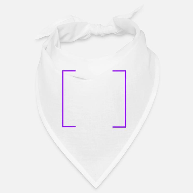 Buchstabe "H" - Bandana - Weiß
