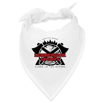 into the wood lumberjack sport - Bandana - Weiß - Vorne