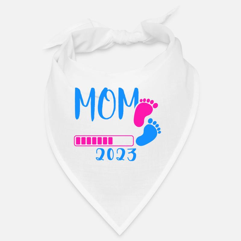 Mama loading 2023, werdende Mutter 2023 Bandana