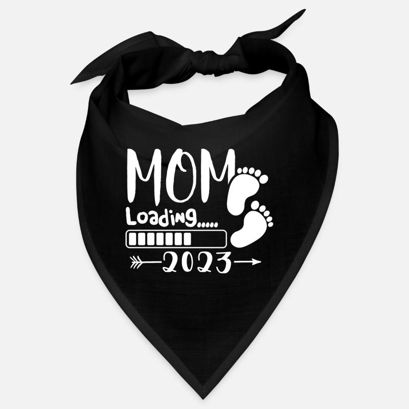 Mama loading 2023, werdende Mutter 2023 Bandana