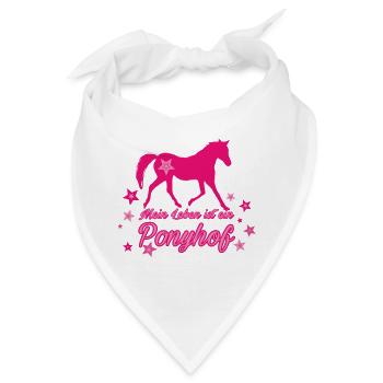 Mein Leben ist ein Ponyhof - Bandana - Weiß - Vorne