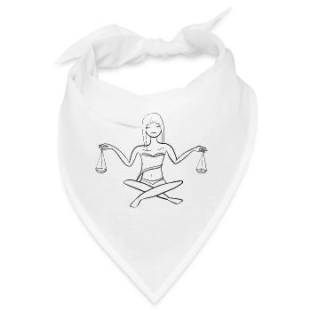 Libra Queen - Bandana - Weiß - Vorne