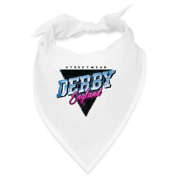 Derby England UK Stadt Skyline Vintage Retro - Bandana - Weiß - Vorne