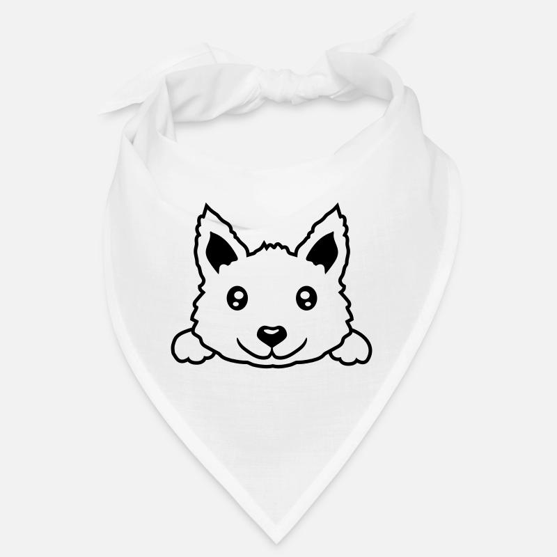 Petit design de chien mignon Bandana