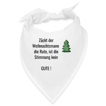 Weihnachten - Bandana - Weiß - Vorne