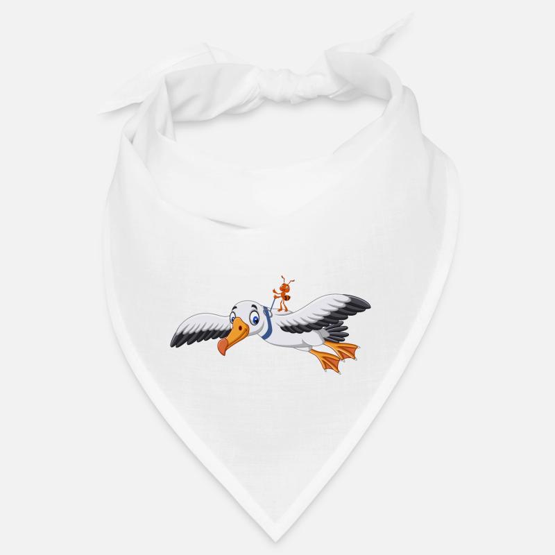 Pilot fliegt Flugzeug Bruchpilot - Bandana - Weiß