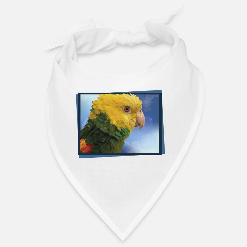 Le perroquet à tête jaune Bandana