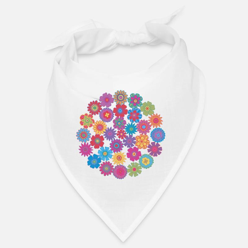 Flower Circle Bandana