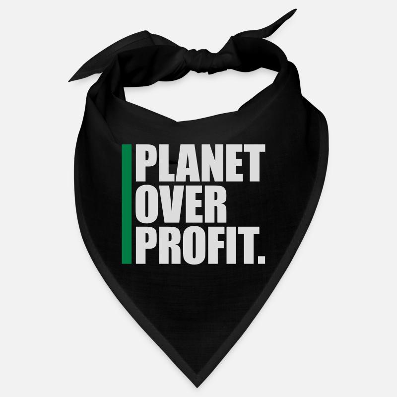 planet over profit quote Bandana