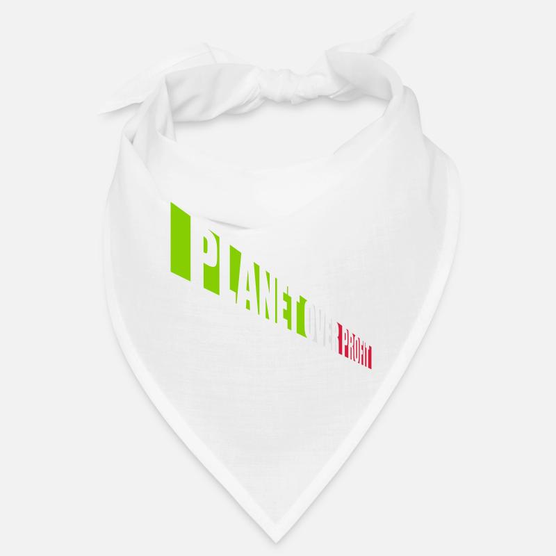 planet over profit quote Bandana