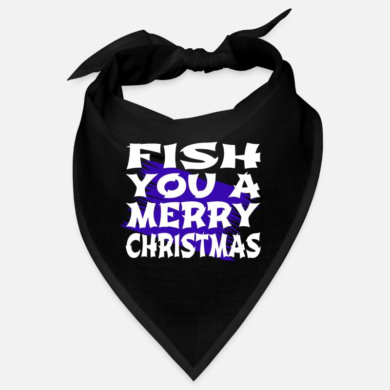 Christmas Tree Dinosaur Moon Bandana