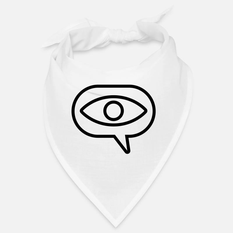 Visual Vision Eye Speech Bubble Bandana
