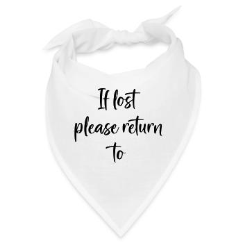 lost return - Bandana - Weiß - Vorne