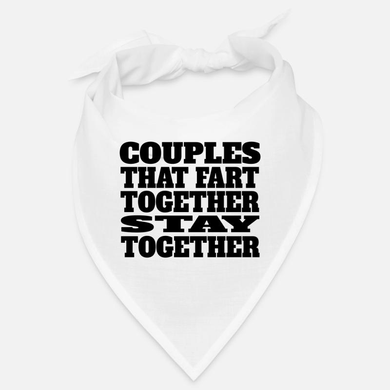 Ehepaar lustig Ehe Frauen Ehemann Ehefrau Hochzeit - Bandana - Weiß