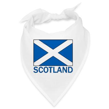 Schottland - Bandana - Weiß - Vorne