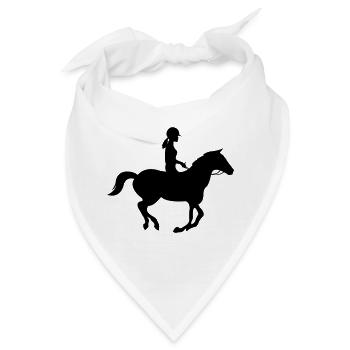 Reiterin - Bandana - Weiß - Vorne