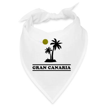 Gran Canaria - Bandana - Weiß - Vorne