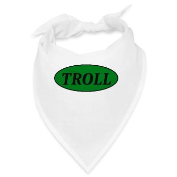Troll - Bandana - Weiß - Vorne