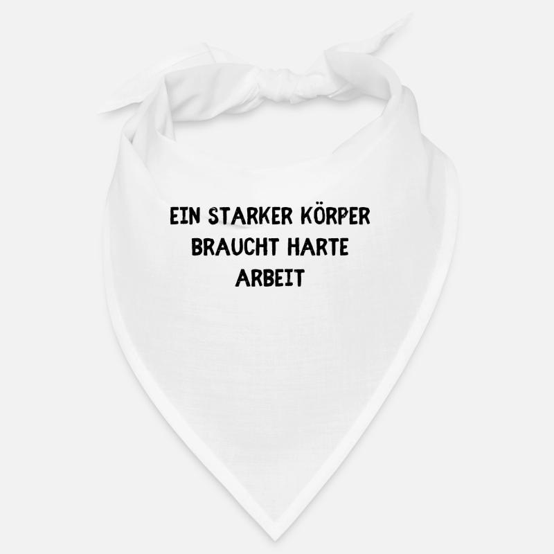 Starker Körper harte Arbeit Bandana