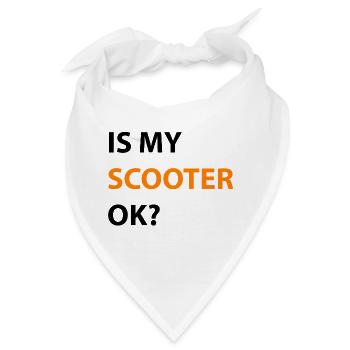 E-Scooter E-Roller Scooter - Bandana - Weiß - Vorne