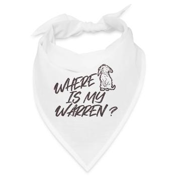 Labyrinth - Lustiges Sprichwort - Bandana - Weiß - Vorne