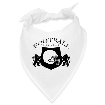 football helmet - Bandana - Weiß - Vorne