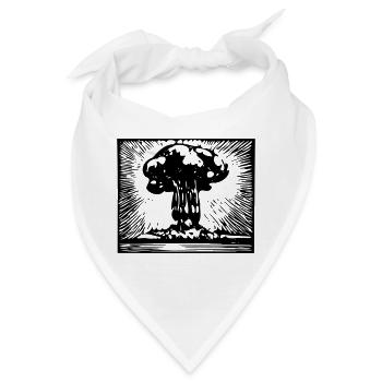 Atombombe - Bandana - Weiß - Vorne
