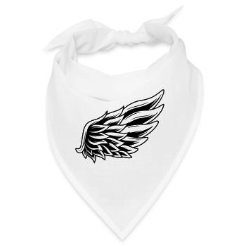 Flügel - Bandana - Weiß - Vorne