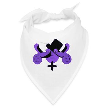 Unwirklicher Mister Blok - Bandana - Weiß - Vorne