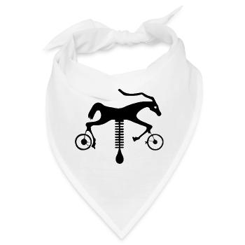 Das Pferd auf Rädern - Bandana - Weiß - Vorne