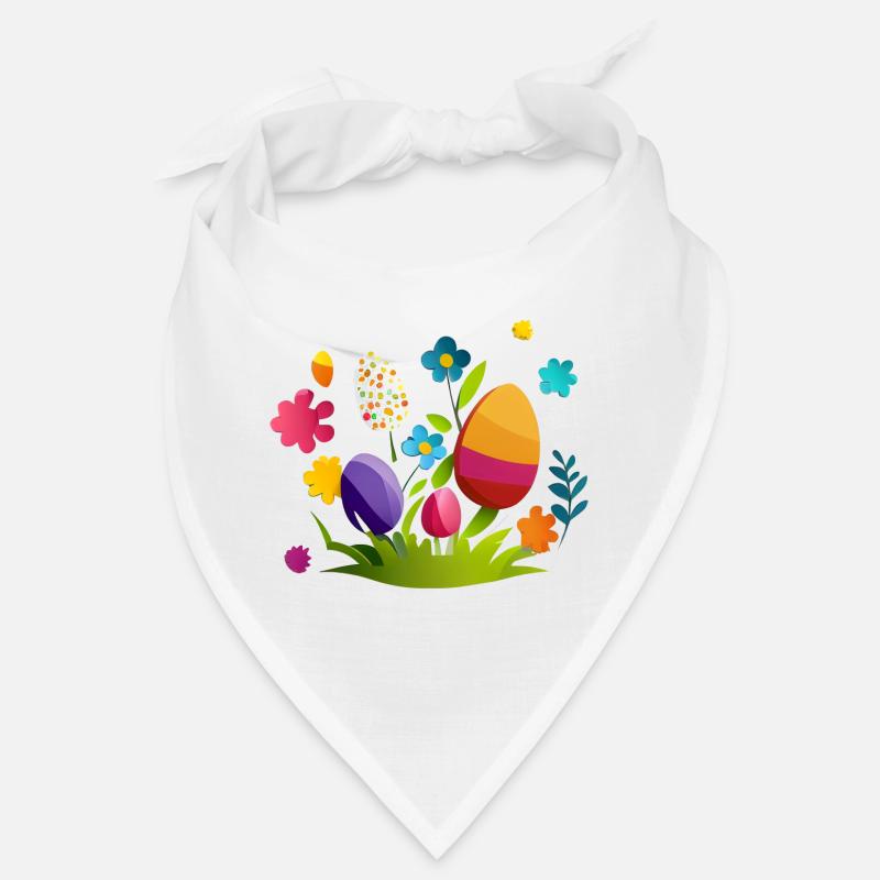 Cute design baby egg for Easter and spring Bandana