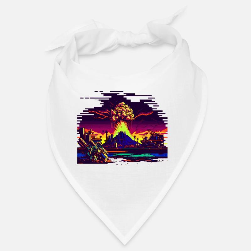 When the atomic bomb explodes in 8 bits Bandana