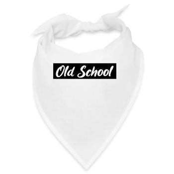 old school - Bandana - Weiß - Vorne