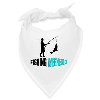 fishing weekend 002 - Bandana - Weiß - Vorne